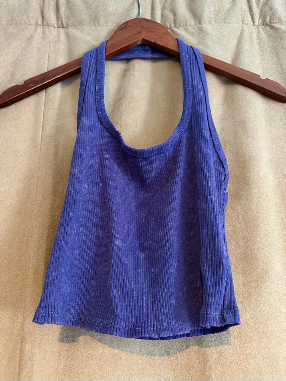 wild fable Purple Ribbed Scoop Neck Tank Top
